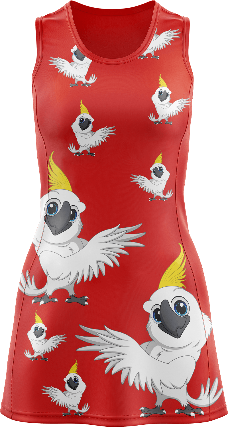 Cool Cockatoo Ladies Mini Dress - fungear.com.au