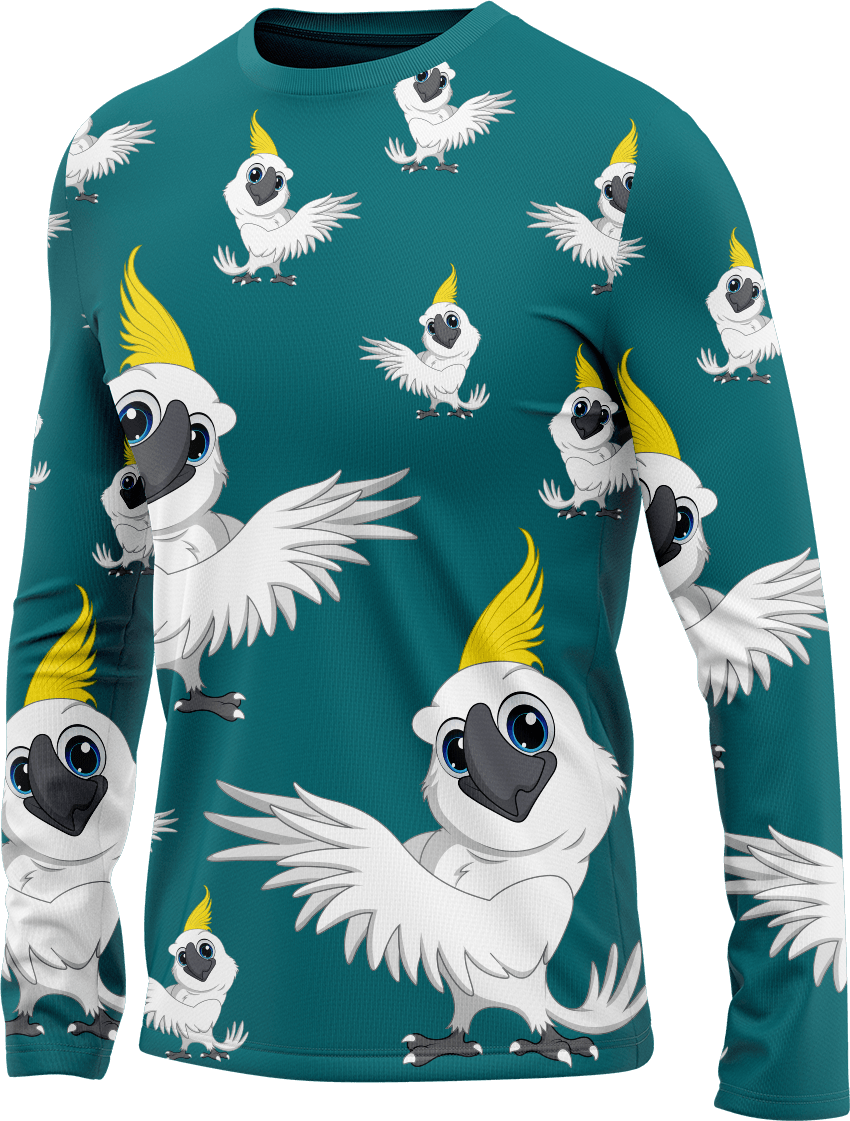 Cool Cockatoo Rash T-Shirt Long Sleeve - fungear.com.au