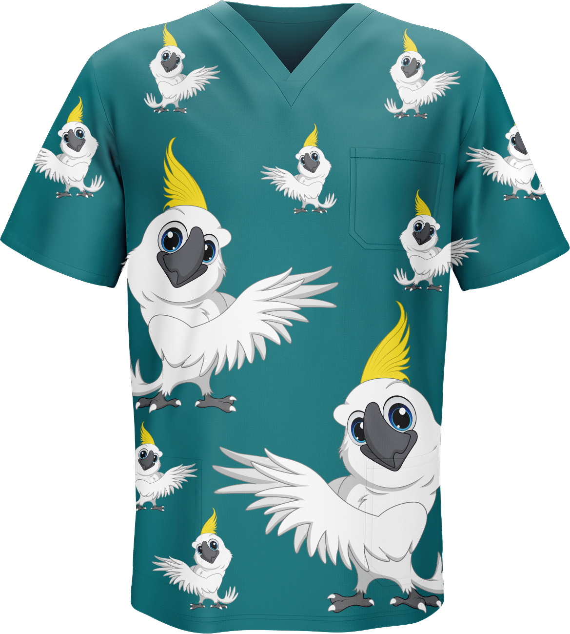 Cool Cockatoo Scrubs - fungear.com.au