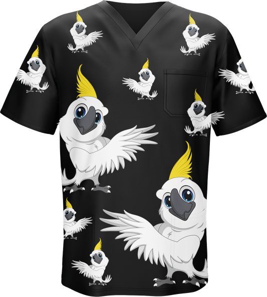 Cool Cockatoo Scrubs - fungear.com.au