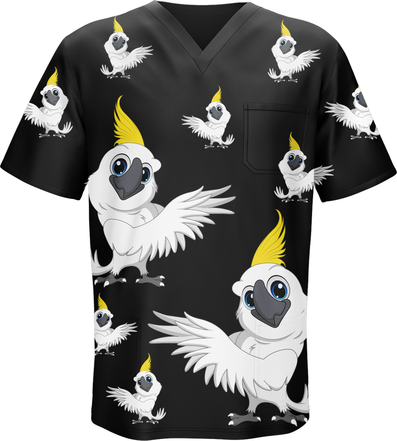 Cool Cockatoo Scrubs