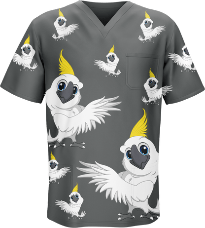 Cool Cockatoo Scrubs - fungear.com.au