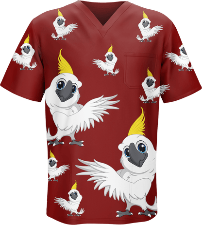 Cool Cockatoo Scrubs - fungear.com.au