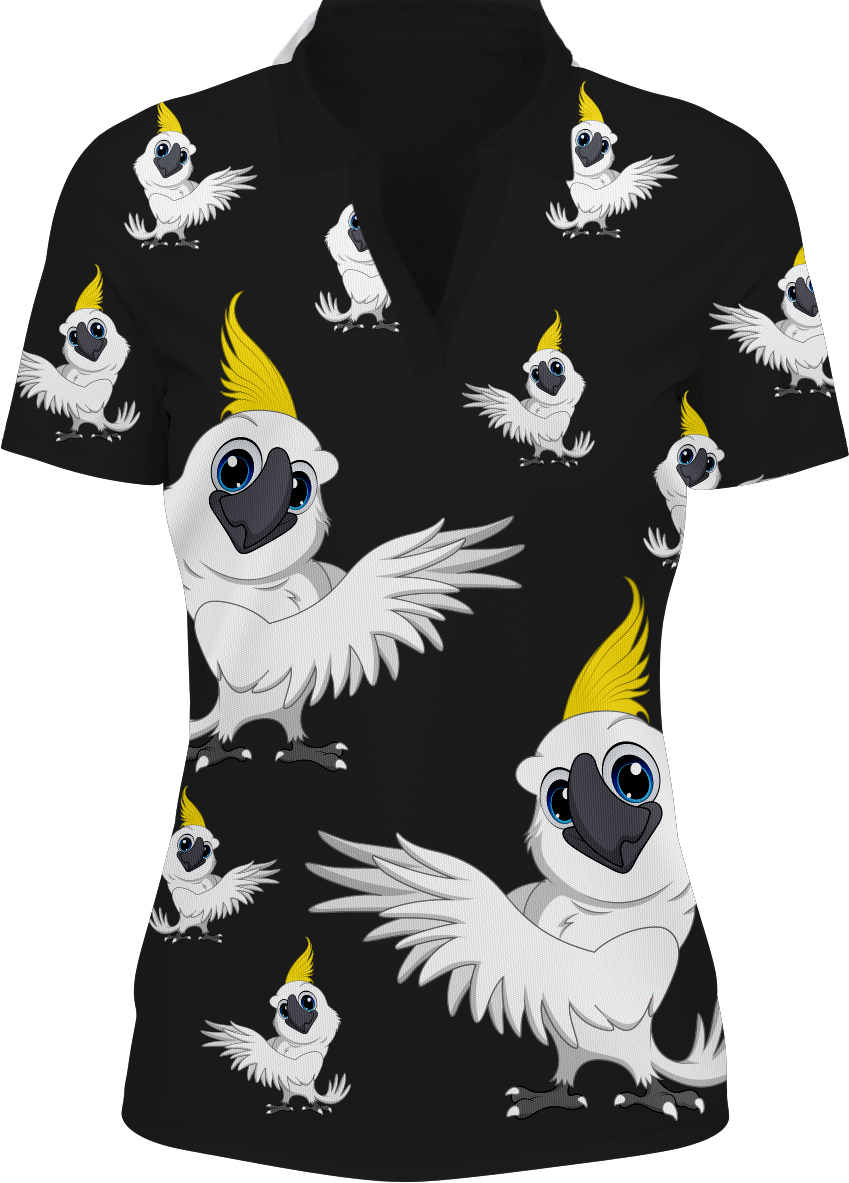 Cool Cockatoo Women's Polo - fungear.com.au