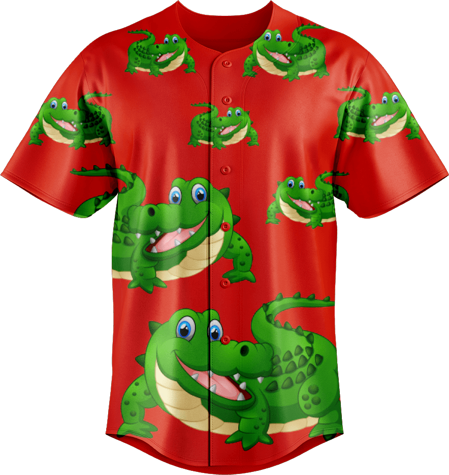 Crazy Croc Baseball Jerseys - fungear.com.au