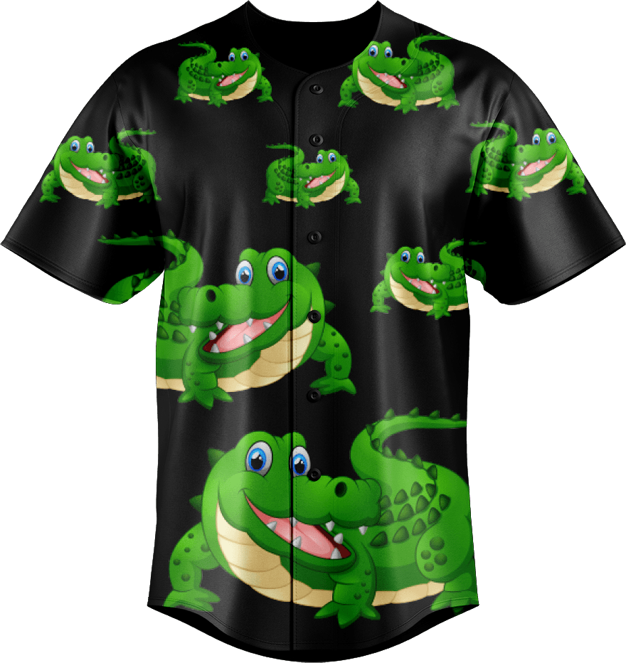 Crazy Croc Baseball Jerseys - fungear.com.au