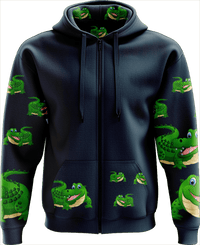 Crazy Croc Full Zip Hoodies Jacket 2