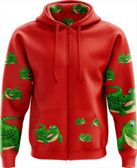 Crazy Croc Full Zip Hoodies Jacket 1