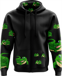 Crazy Croc Full Zip Hoodies Jacket 4