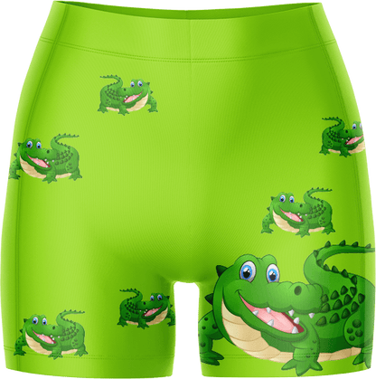 Crazy Croc Ladies Gym Shorts - fungear.com.au