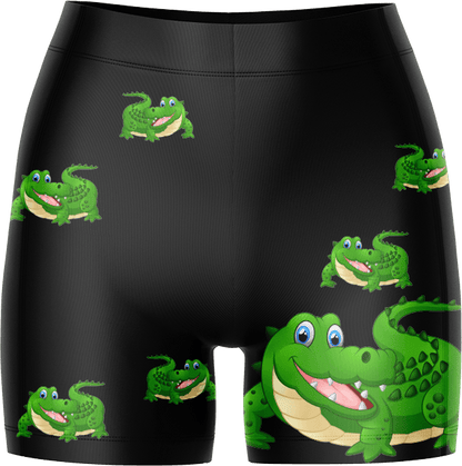 Crazy Croc Ladies Gym Shorts - fungear.com.au