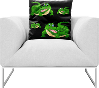 Crazy Croc Pillows Cushions 1