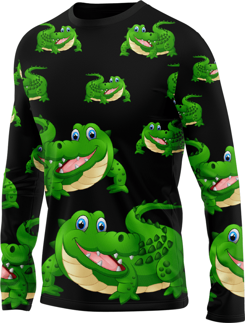 Crazy Croc Rash Shirt Long Sleeve