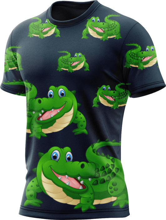 Crazy Croc Rash T-Shirt Short Sleeve - fungear.com.au