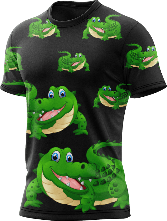 Crazy Croc Rash T-Shirt Short Sleeve - fungear.com.au