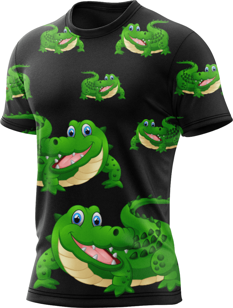 Crazy Croc Rash Shirt Short Sleeve