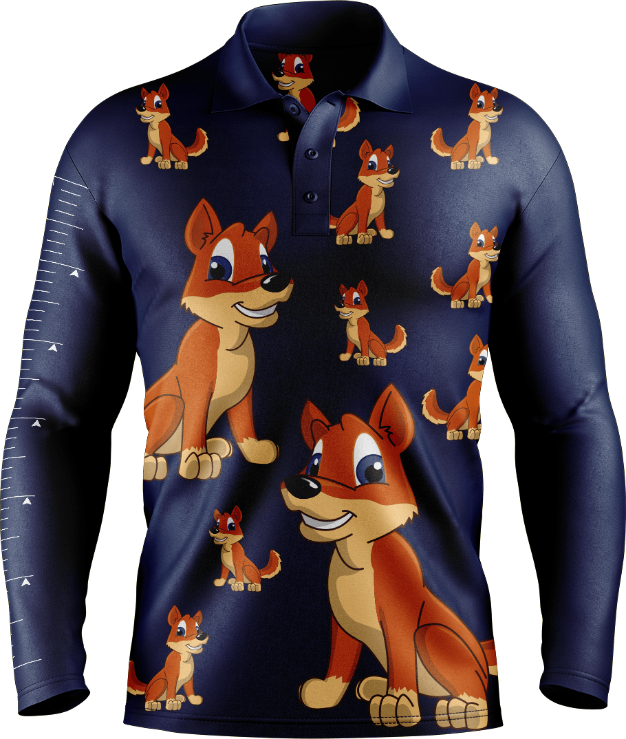 Dizzie Dingo Fishing Shirts –