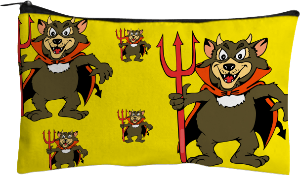 Devil Wears Fungear Jumbo Pencil Case