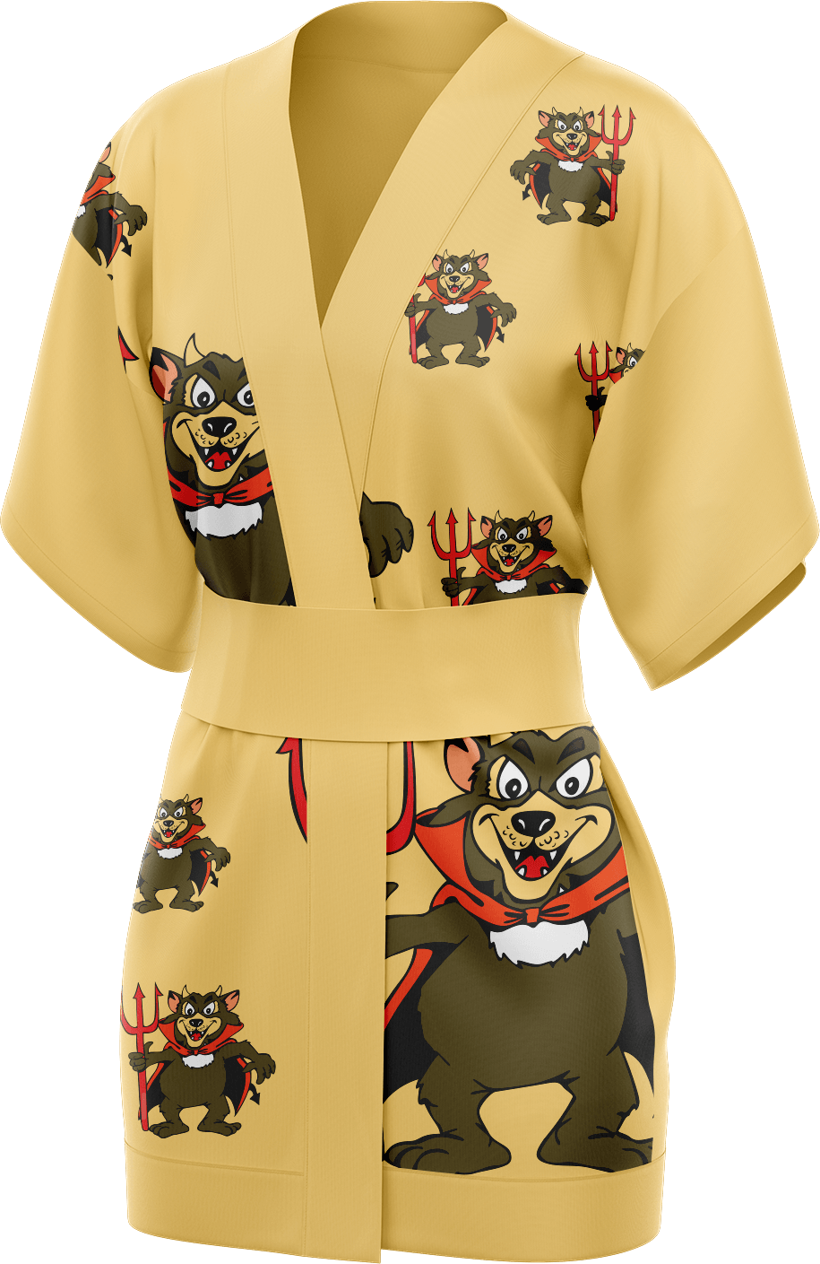 Devil Wears Fungear Kimono - fungear.com.au