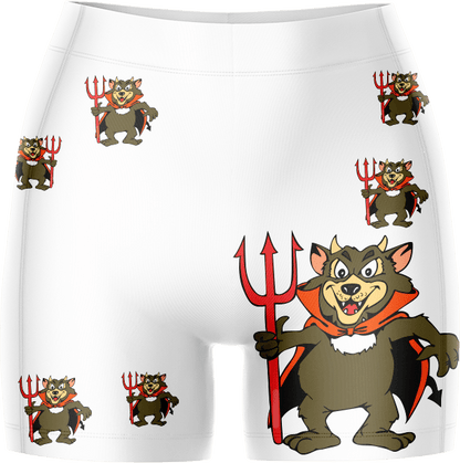 Devil Wears Fungear Ladies Gym Shorts - fungear.com.au