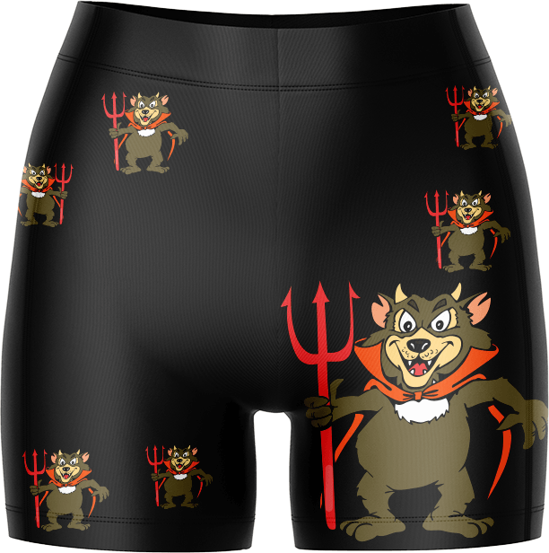Devil Wears Fungear Ladies Gym Shorts
