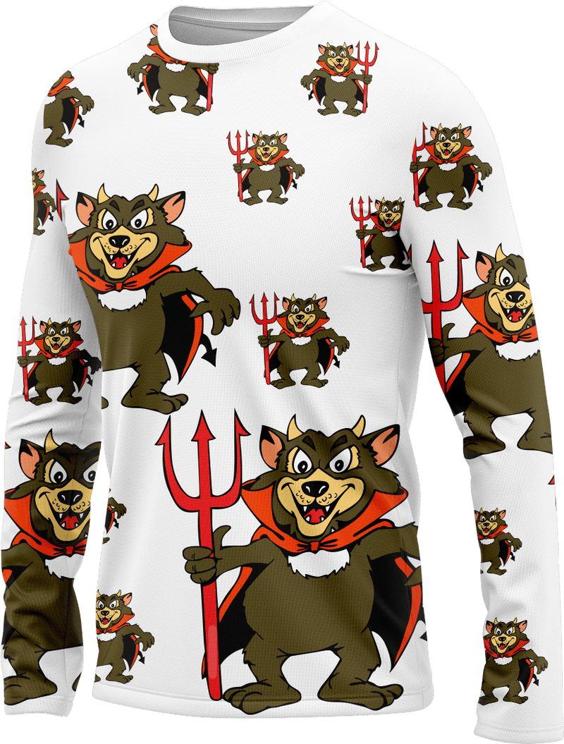 Devil Wears Fungear Rash Shirt Long Sleeve