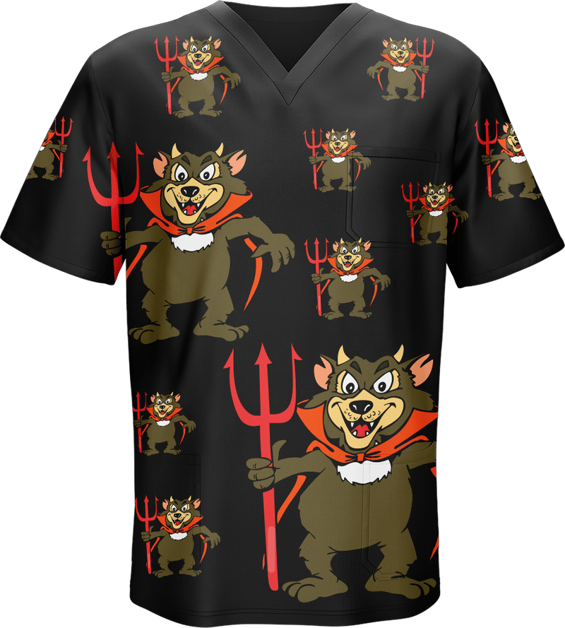 Devil Wears Fungear Scrubs