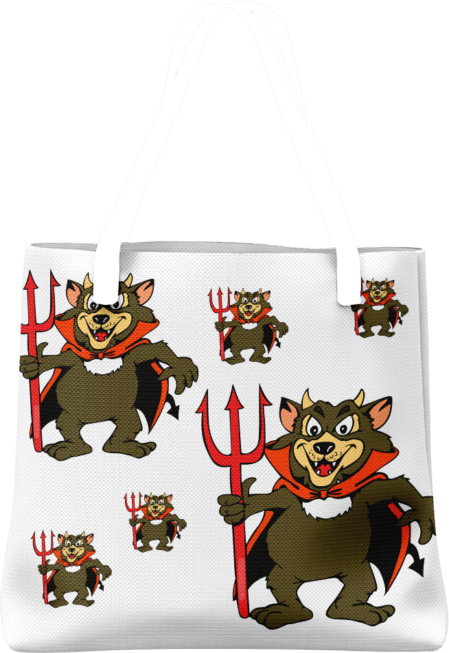 Devil Wears Fungear Tote Bag - fungear.com.au