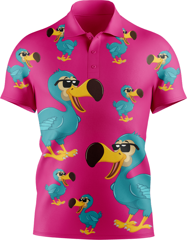 Dior Dodo Men's Short Sleeve Polo - fungear.com.au