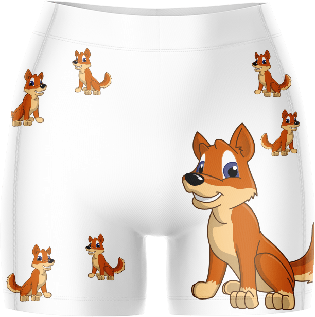 Dizzie Dingo Ladies Gym Shorts - fungear.com.au
