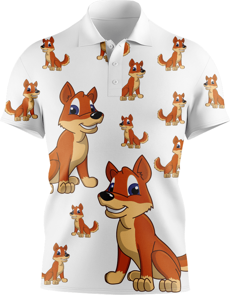 Dizzie Dingo Men's Short Sleeve Polo