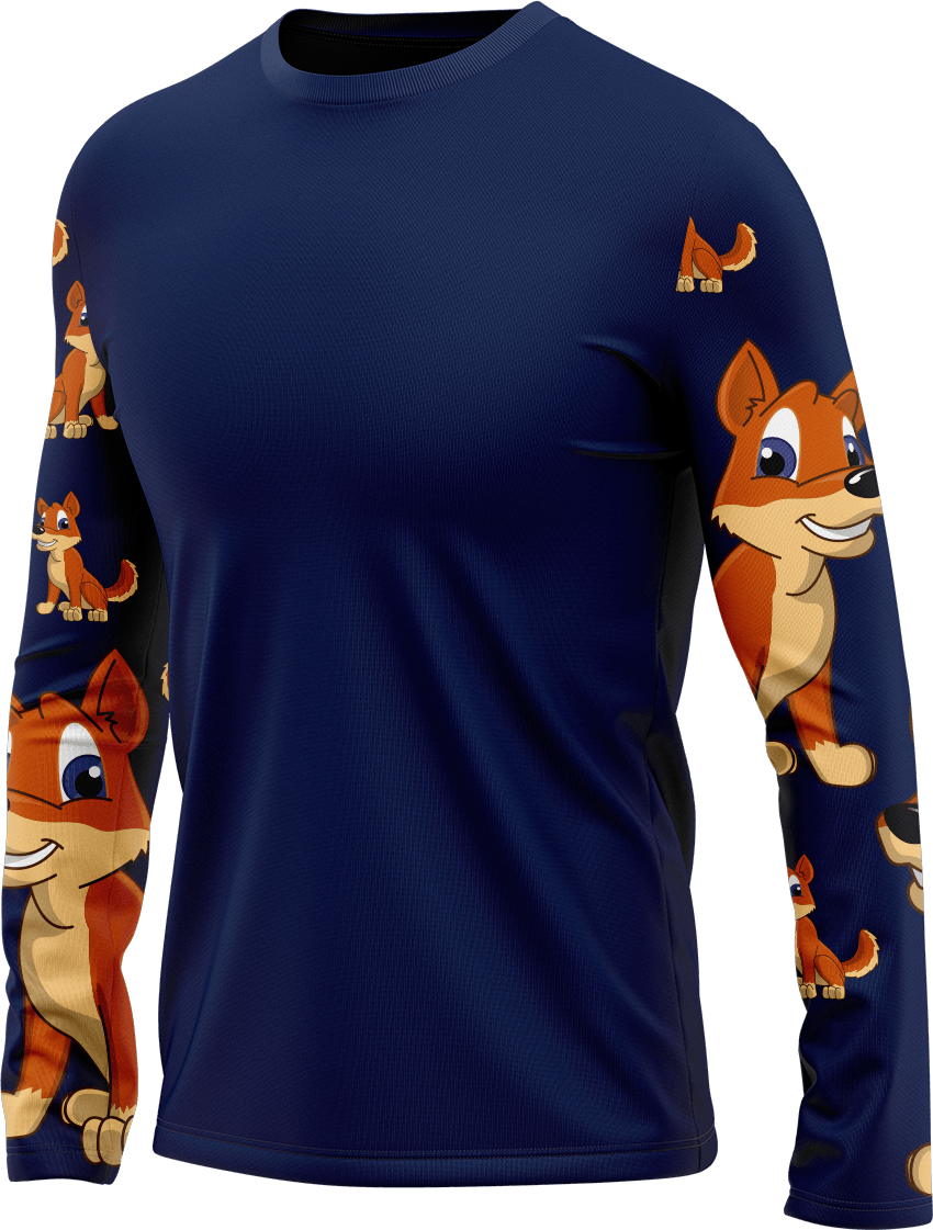 Dizzie Dingo Rash T-Shirt Long Sleeve - fungear.com.au