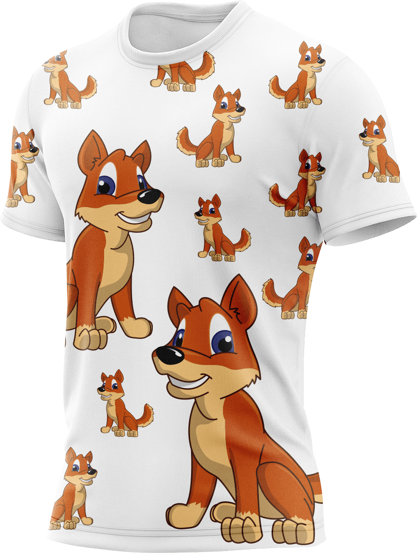 Dizzie Dingo Rash T-Shirt Short Sleeve - fungear.com.au