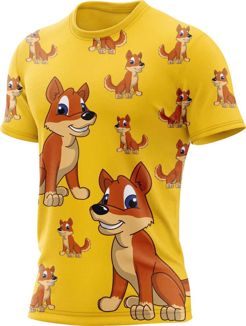 Dizzie Dingo Rash T-Shirt Short Sleeve - fungear.com.au