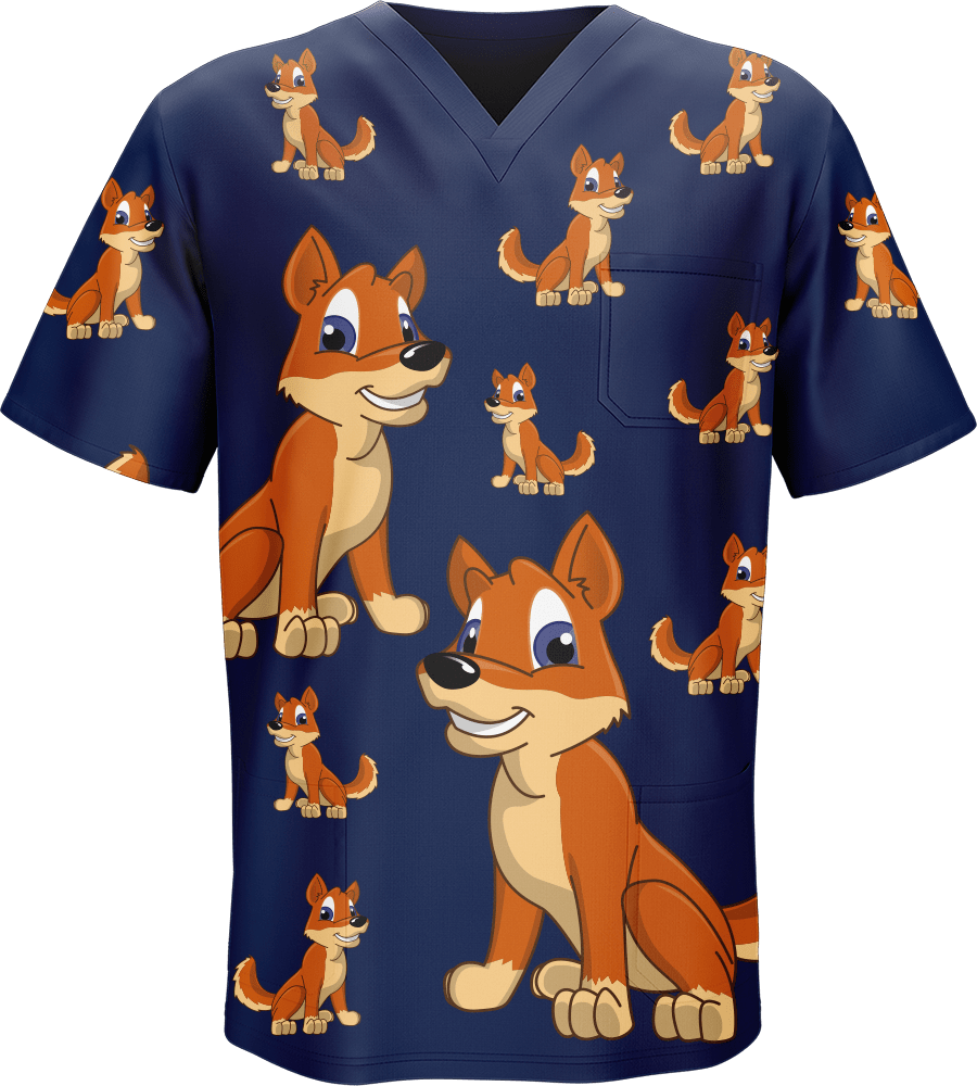 Dizzie Dingo Scrubs - fungear.com.au