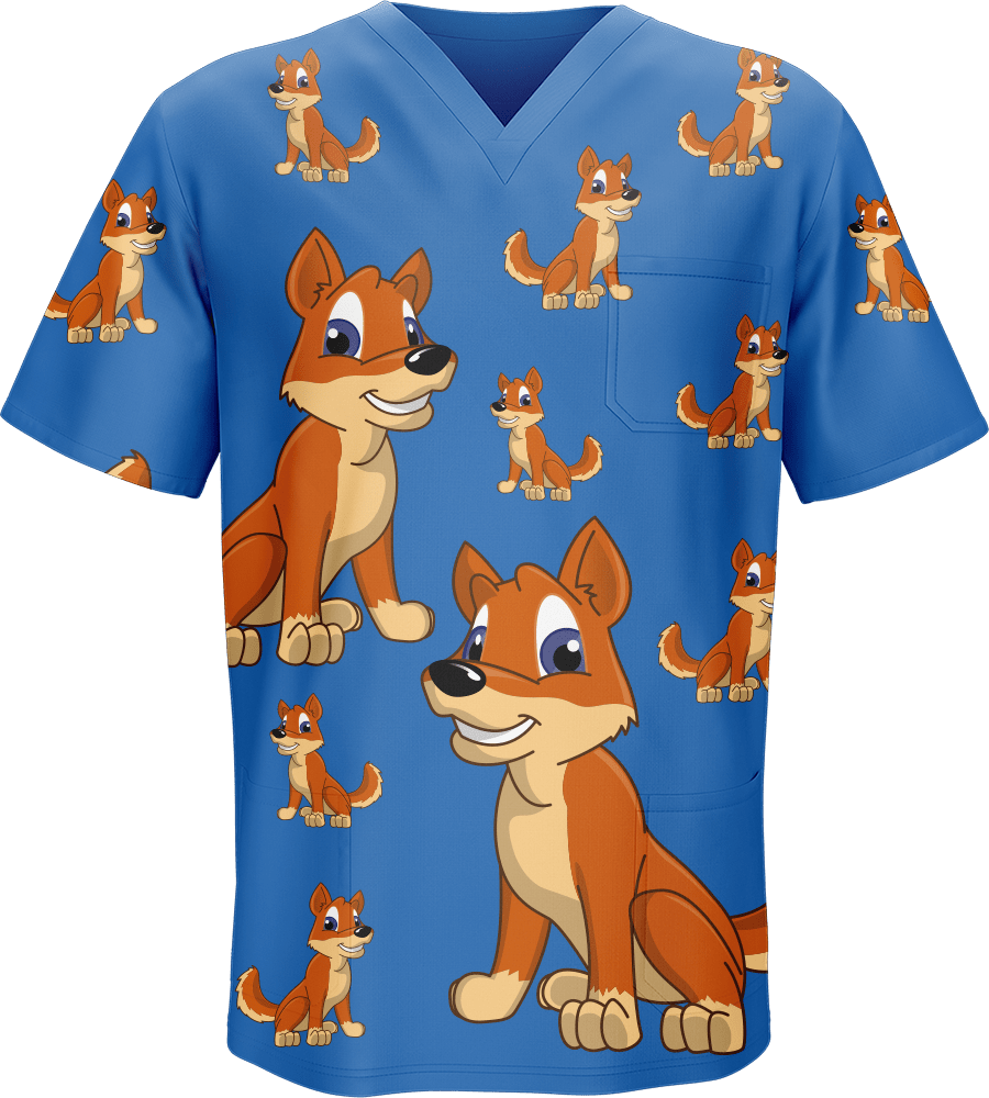 Dizzie Dingo Scrubs - fungear.com.au