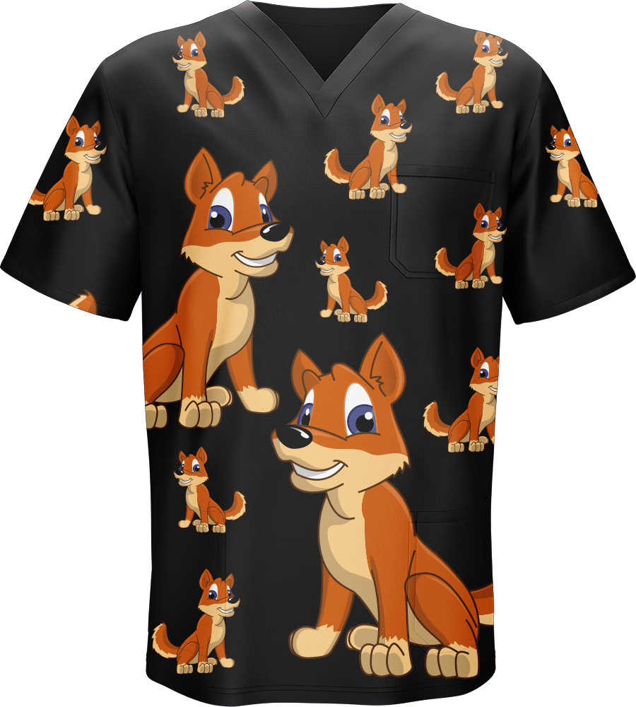 Dizzie Dingo Scrubs - fungear.com.au