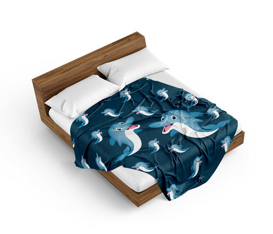 Dolphin Doona + Pillow - fungear.com.au