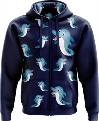 Dolphin Full Zip Hoodies Jacket 2
