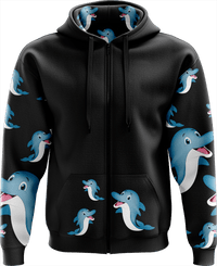 Dolphin Full Zip Hoodies Jacket 6