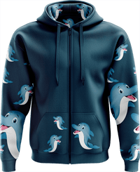 Dolphin Full Zip Hoodies Jacket 4