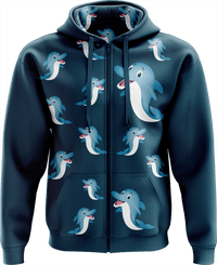 Dolphin Full Zip Hoodies Jacket 1