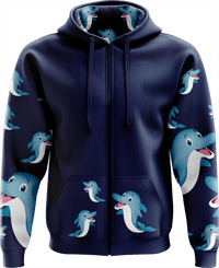 Dolphin Full Zip Hoodies Jacket 5