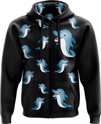 Dolphin Full Zip Hoodies Jacket 3