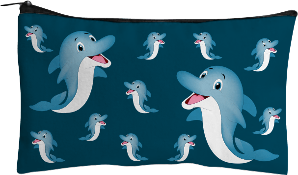 Dolphin Jumbo Pencil Case