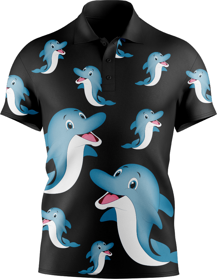 Dolphin Men's Short Sleeve Polo