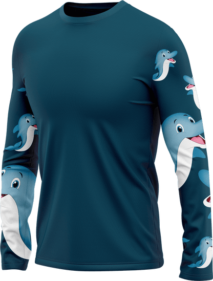 Dolphin Rash Shirt Long Sleeve - fungear.com.au