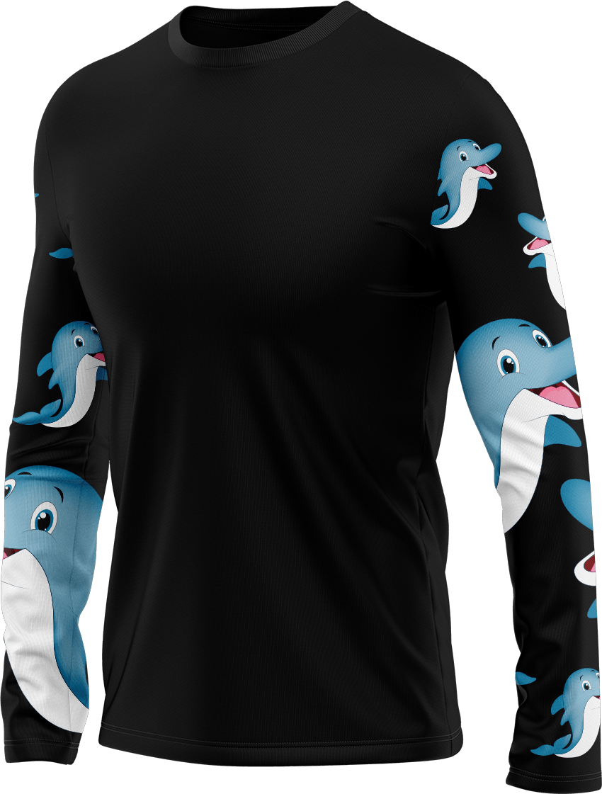 Dolphin Rash Shirt Long Sleeve - fungear.com.au