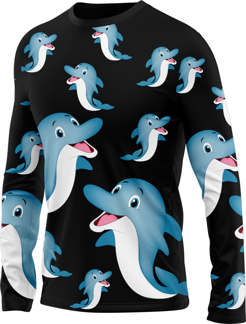 Dolphin Rash Shirt Long Sleeve - fungear.com.au