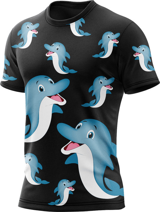 Dolphin Rash Shirt Short Sleeve - fungear.com.au